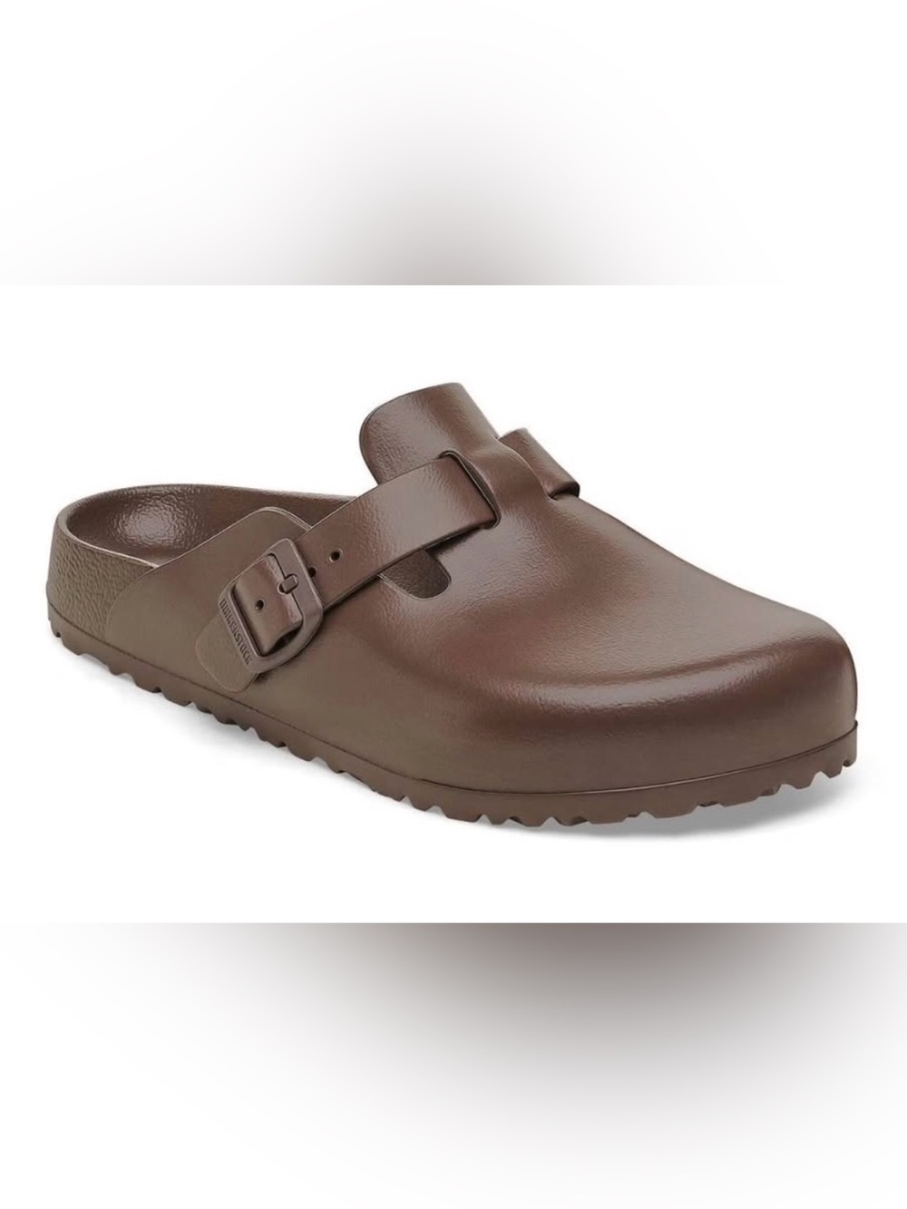 Birkenstock Brown Slip-On Mule with Buckle